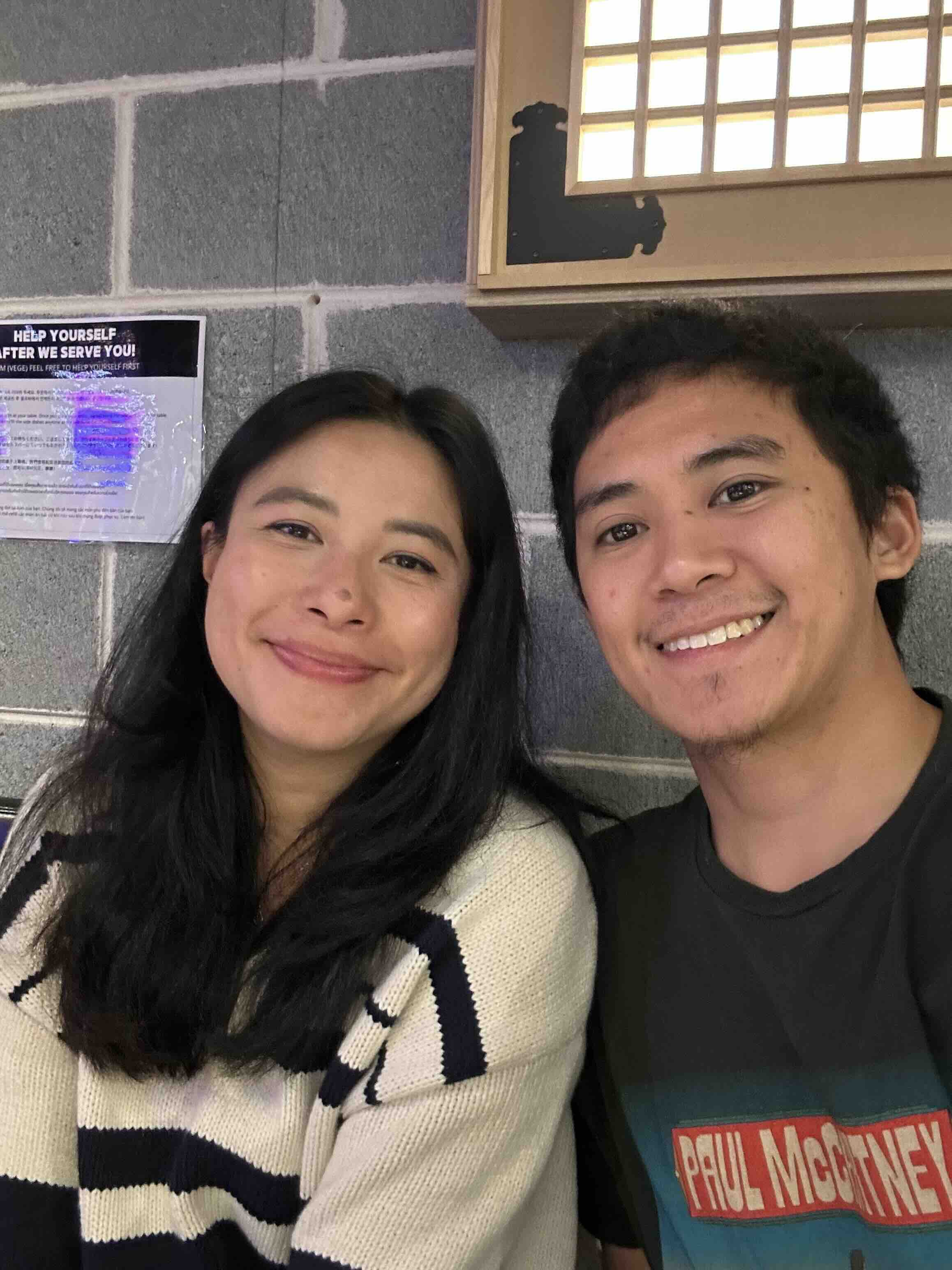 Antonio and KC candid portrait